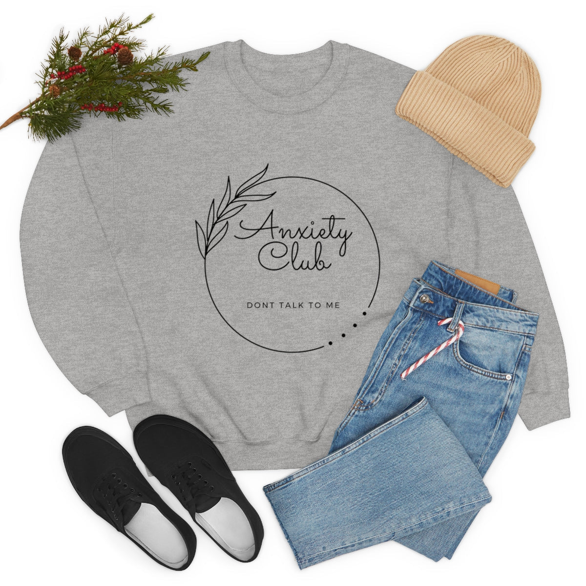 Anxiety Club Crewneck Sweatshirt
