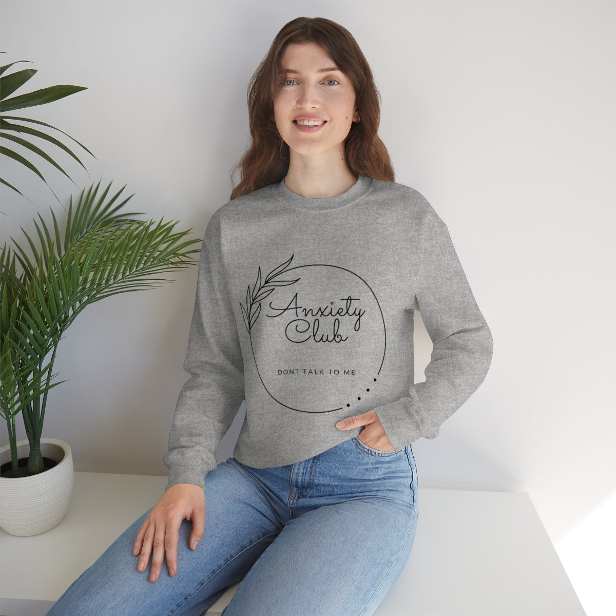Anxiety Club Crewneck Sweatshirt