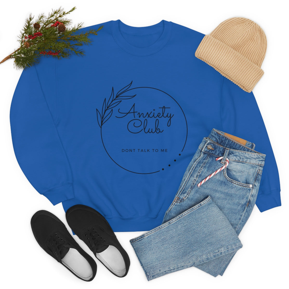 Anxiety Club Crewneck Sweatshirt