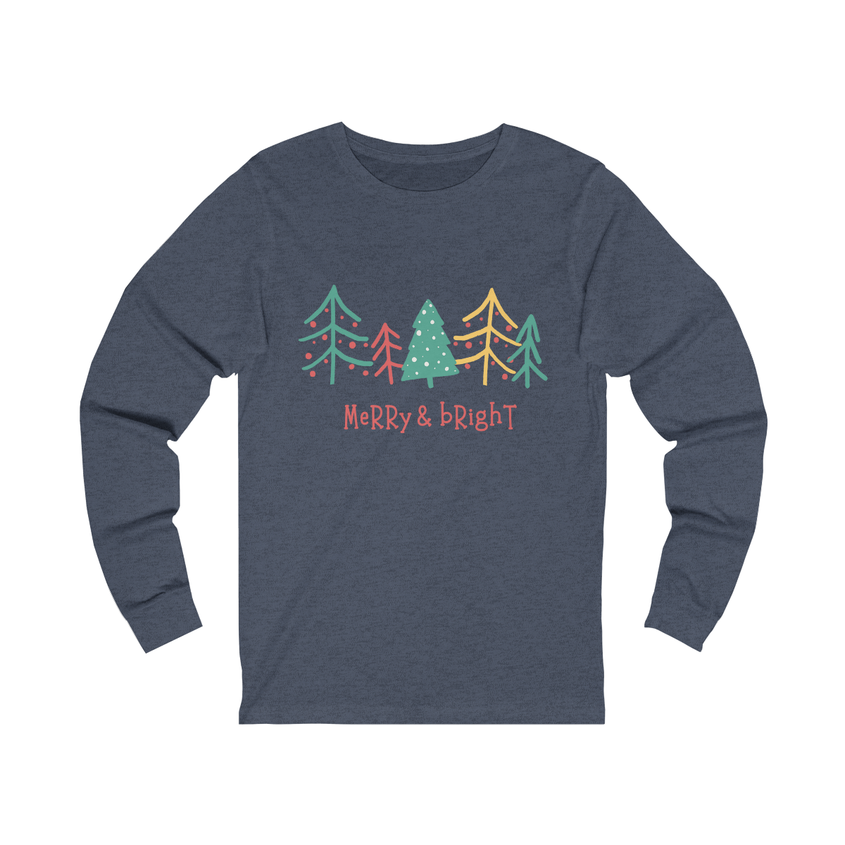 Merry & Bright Long Sleeve Tshirt