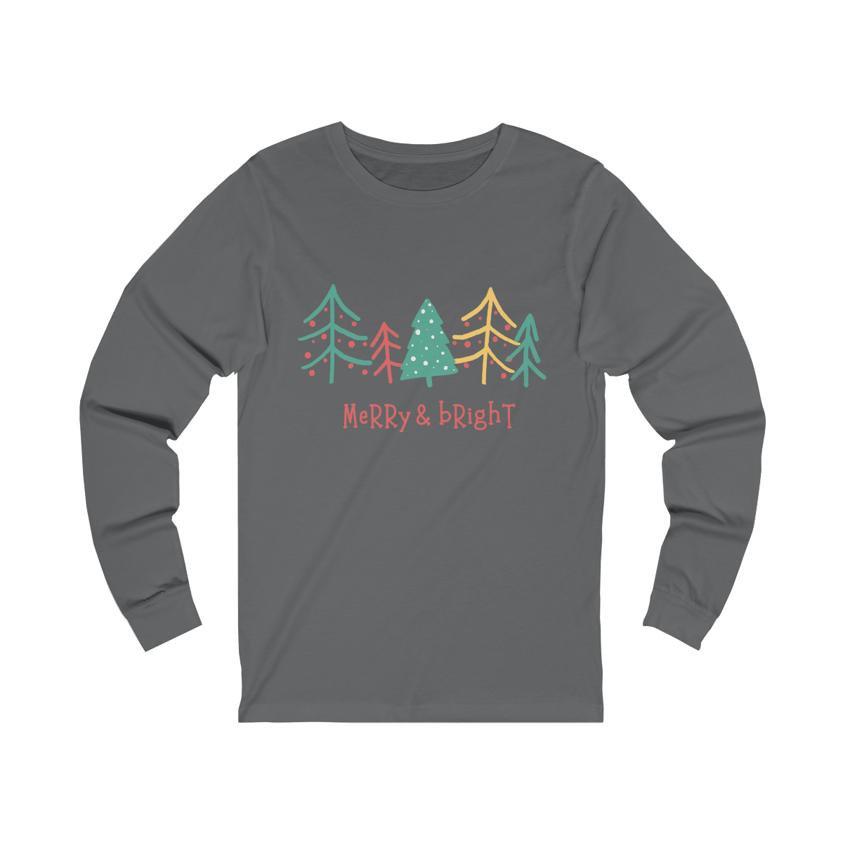 Merry & Bright Long Sleeve Tshirt