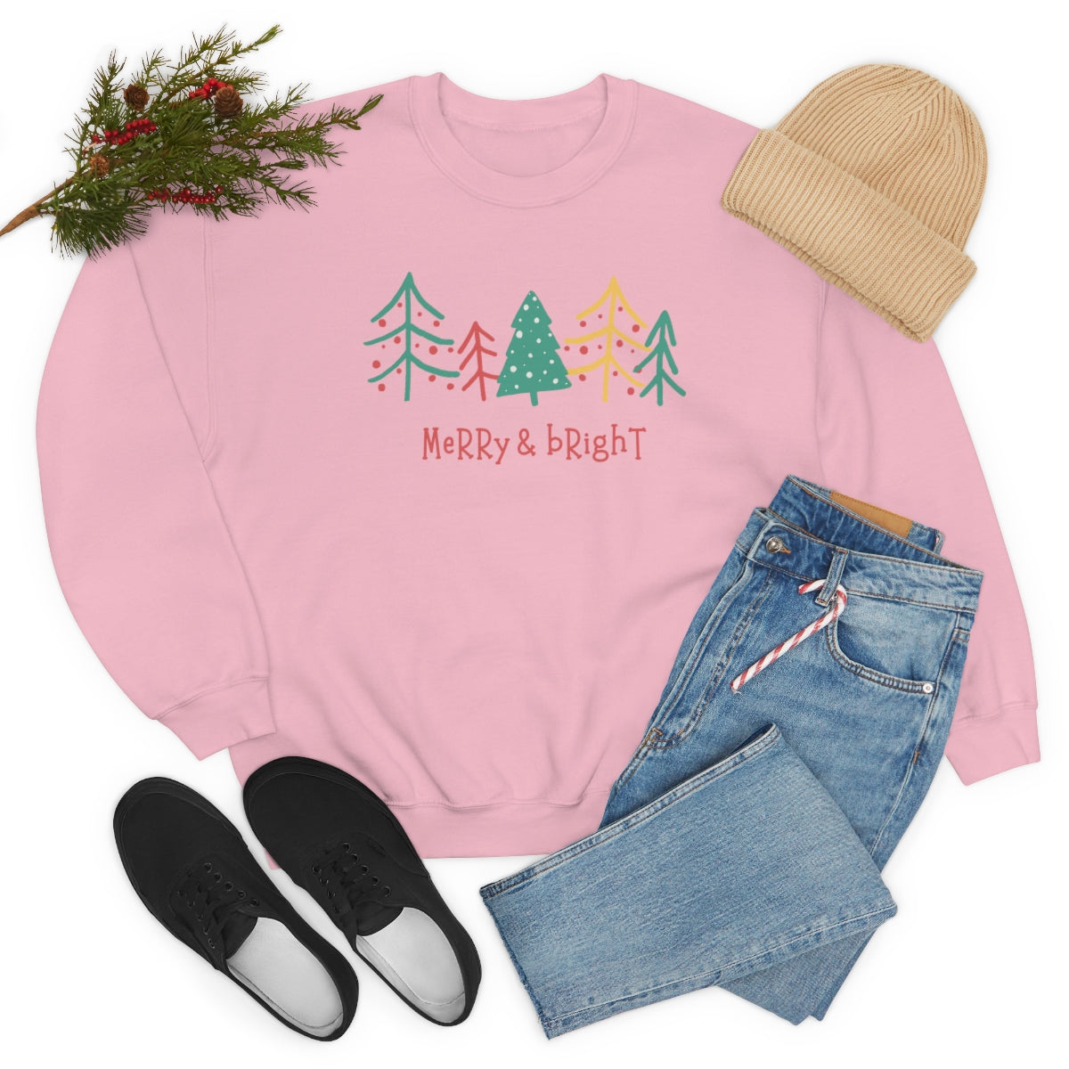 Merry & Bright Crewneck Sweatshirt