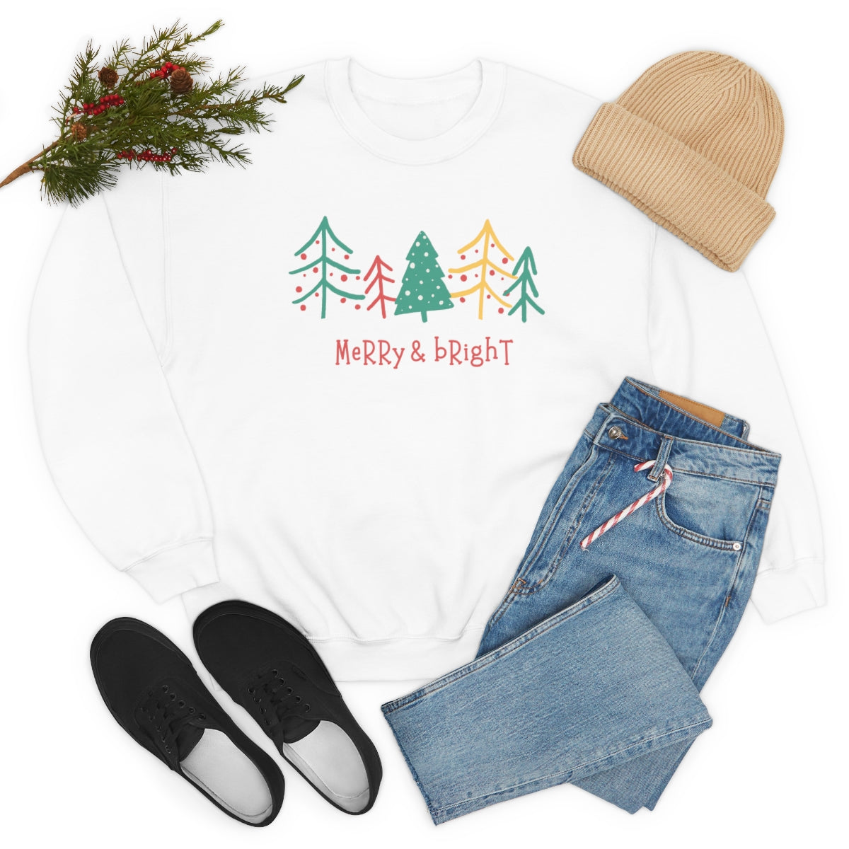 Merry & Bright Crewneck Sweatshirt