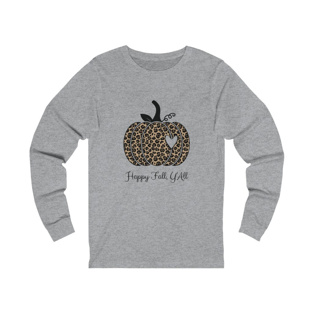 Leopard Pumpkin Long Sleeve Tee