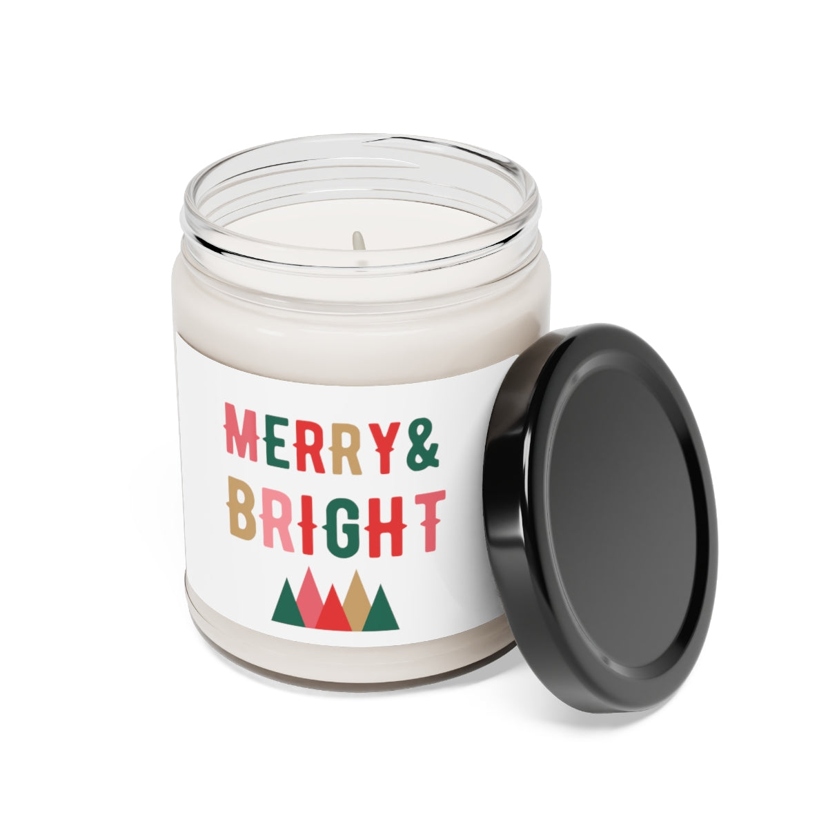 Merry & Bright Holiday 9oz Scented Soy Statement Candle