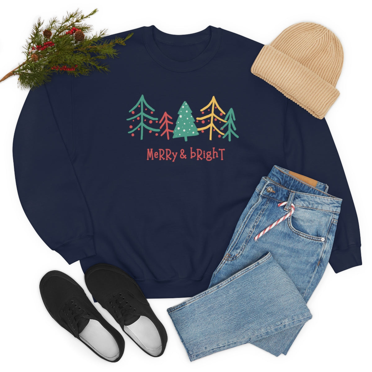 Merry & Bright Crewneck Sweatshirt