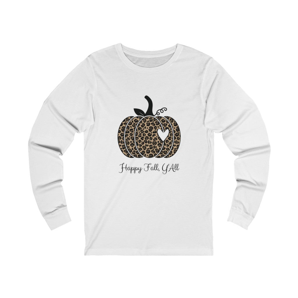 Leopard Pumpkin Long Sleeve Tee