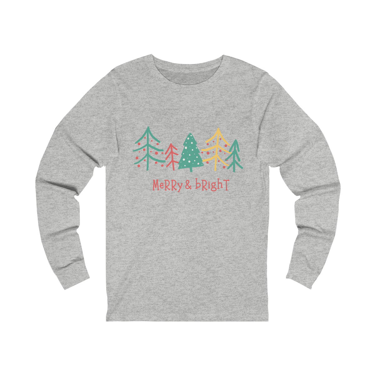 Merry & Bright Long Sleeve Tshirt