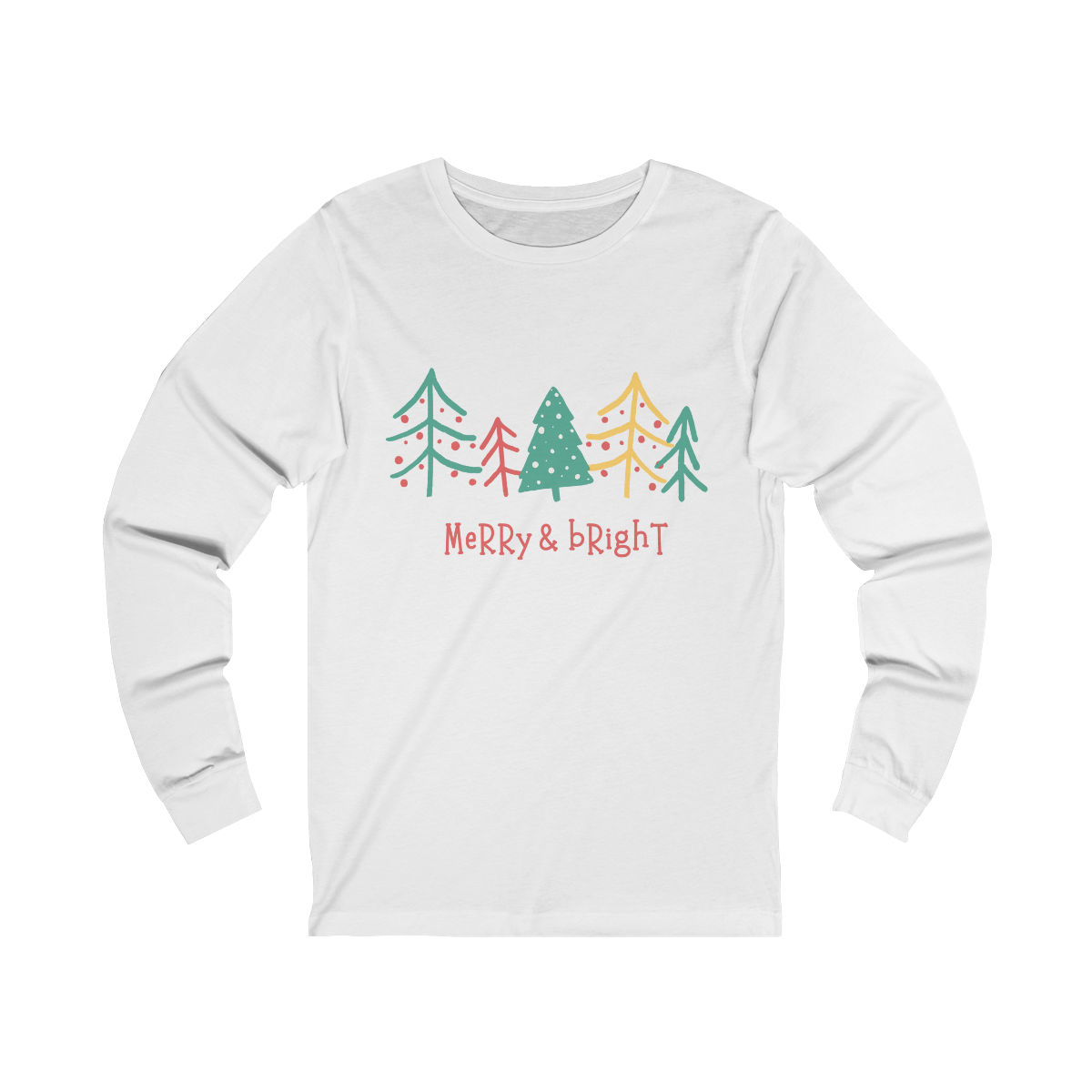 Merry & Bright Long Sleeve Tshirt