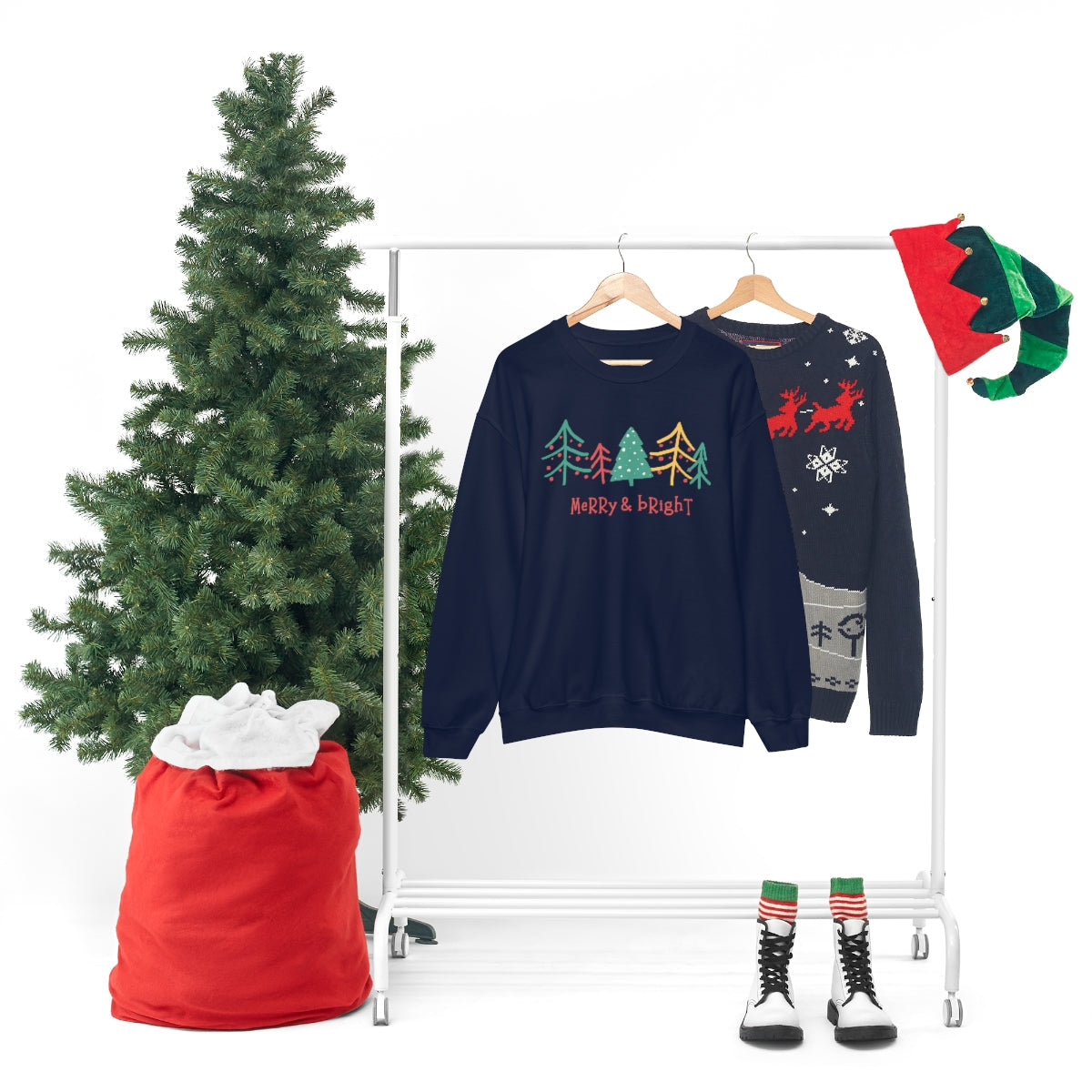 Merry & Bright Crewneck Sweatshirt