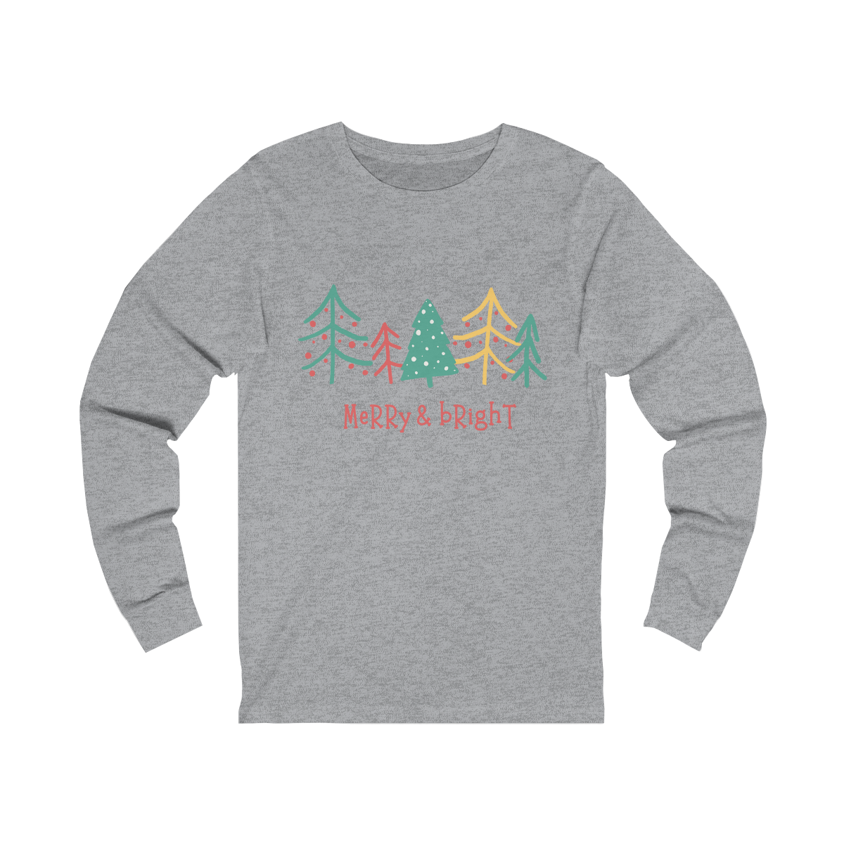 Merry & Bright Long Sleeve Tshirt