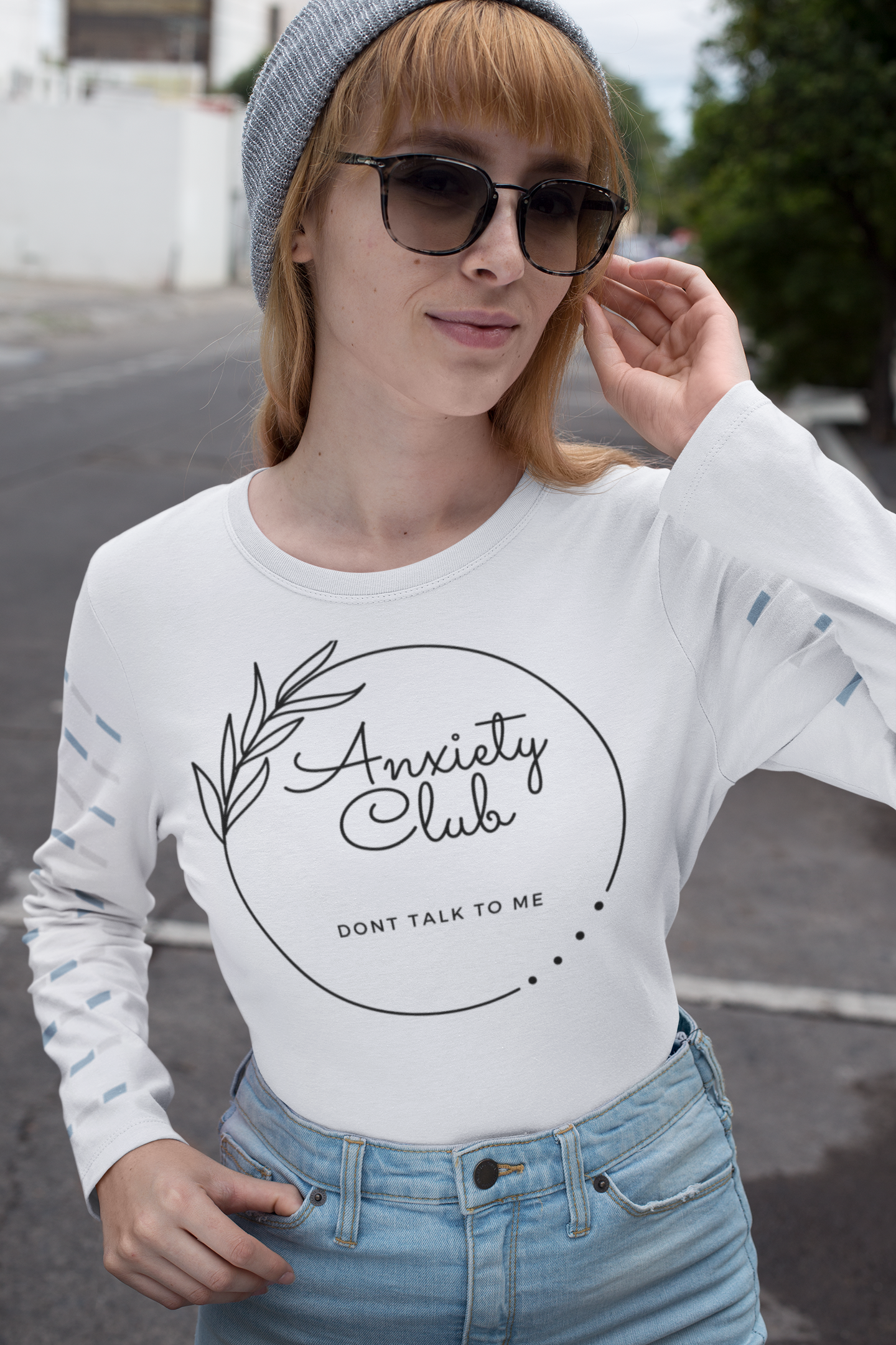 Anxiety Club Long Sleeve Tee